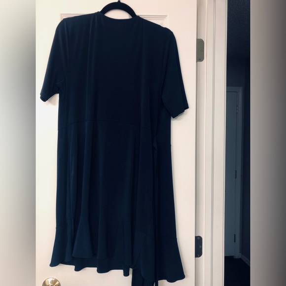 The limited  wrap dress. New! PL (12P) Dark Navy blue color. - Picture 5 of 5